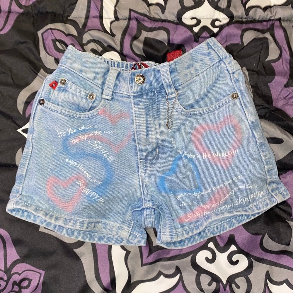 Stylish Blue Denim Girl’s Shorts